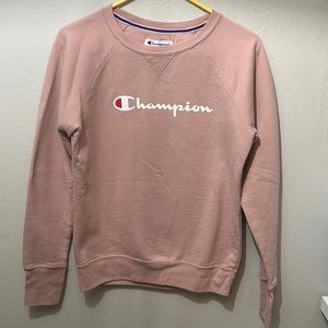 Pink champion crew neck